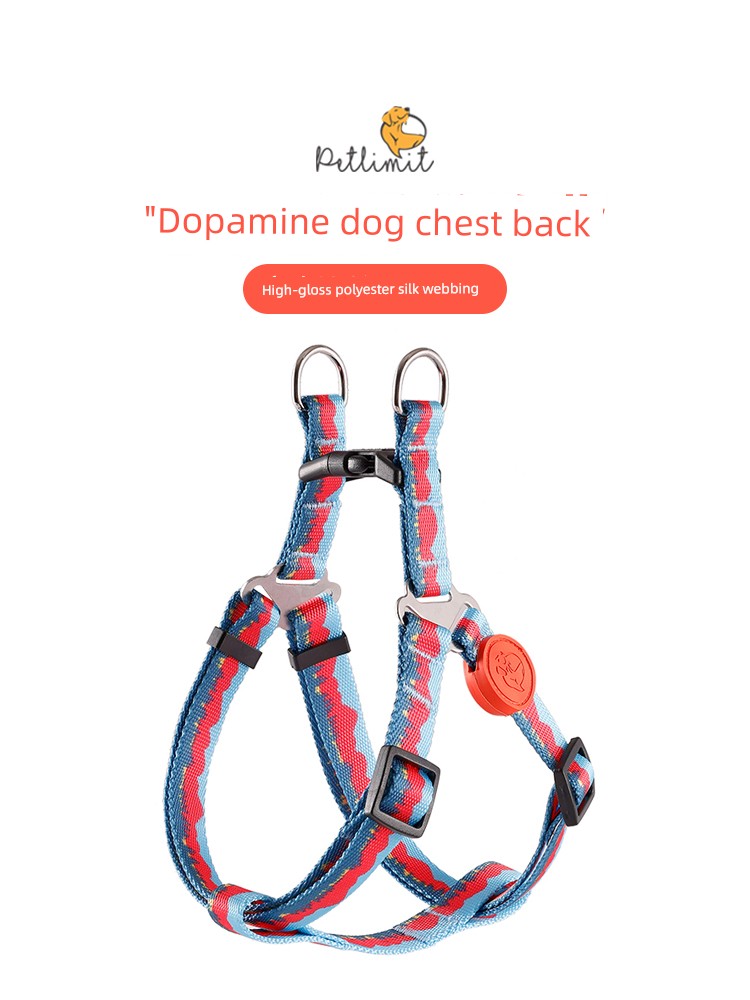 Dog Hand Holding Rope Chest Strap Small Medium Large Dog Dog Leash Vest-Style Teddy/Golden Retriever Pet Outing Chain
