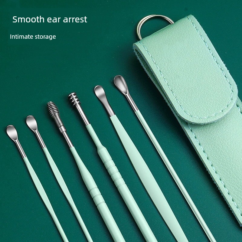 Houya Six-Piece Lightweight Portable Ear Pick