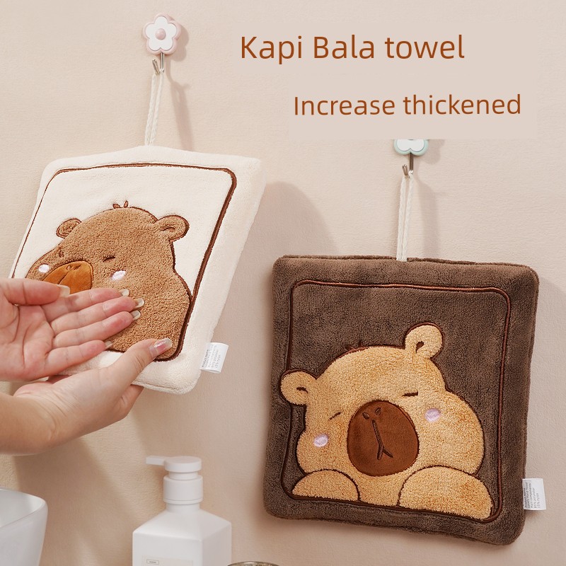 Cute Cartoon Kitchen Bathroom Hanging Hand Towel