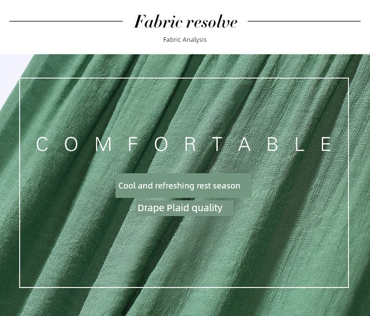 Cotton Linen Summer Pajamas for Moms & Elders