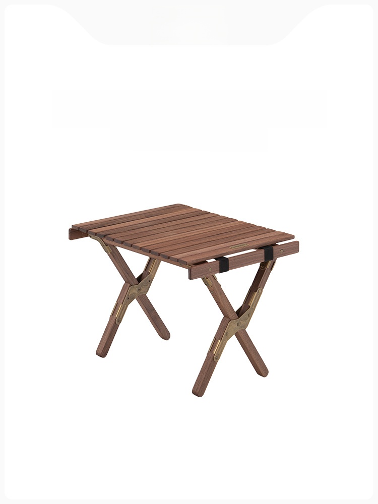 Naturehike Naturehike Outdoor Foldable Egg Roll Table Solid Wood Folding Table Outdoor Camping Camping Picnic Table