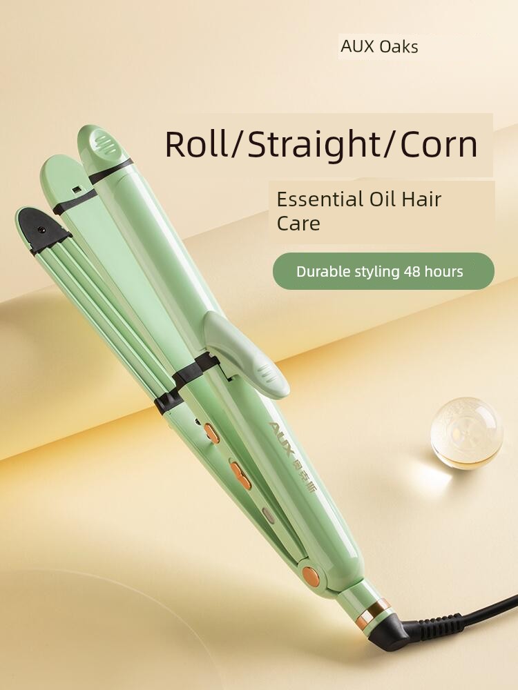 Ox Splint Straight Hair Curls Dual-Use Corn Hair Straightener Does Not Hurt Hair Anion Hair Curler Straightening Board Ironing Board