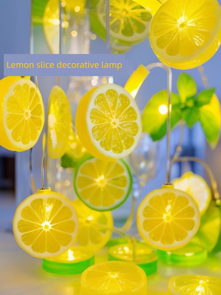 Night Market Ambience Light Stall Trunk Led Lemon Slice