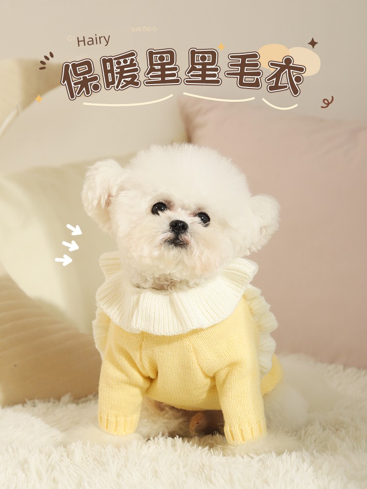 Puppy Autumn and Winter Heattech Bichon Puppy Dog Clothes