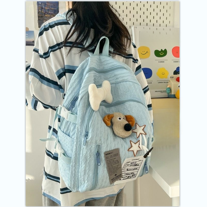 All-Matching Lazy Style XINGX Cute Backpack Ins Style Japanese Style Sweet Girl Large Capacity Schoolbag Girl Campus Computer