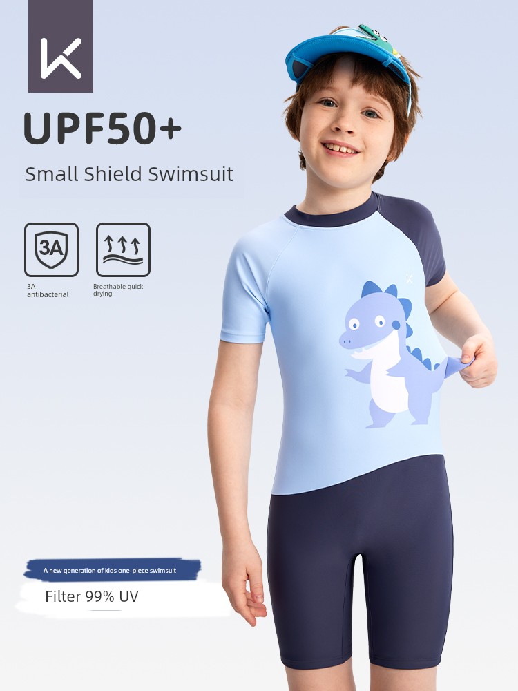 Keep Kids Swimsuit Boys and Girls Children's One-Piece 2025 New Arrival Professional Quick-Drying Hot Spring Swimsuit Diving Suit