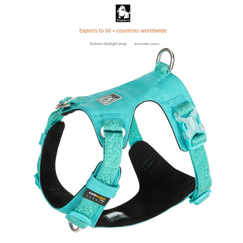Truelove Pet Dog Hand Holding Rope Chain Supplies Small, Medium and Large Dogs Vest Walking Dog Chest Strap Golden Retriever