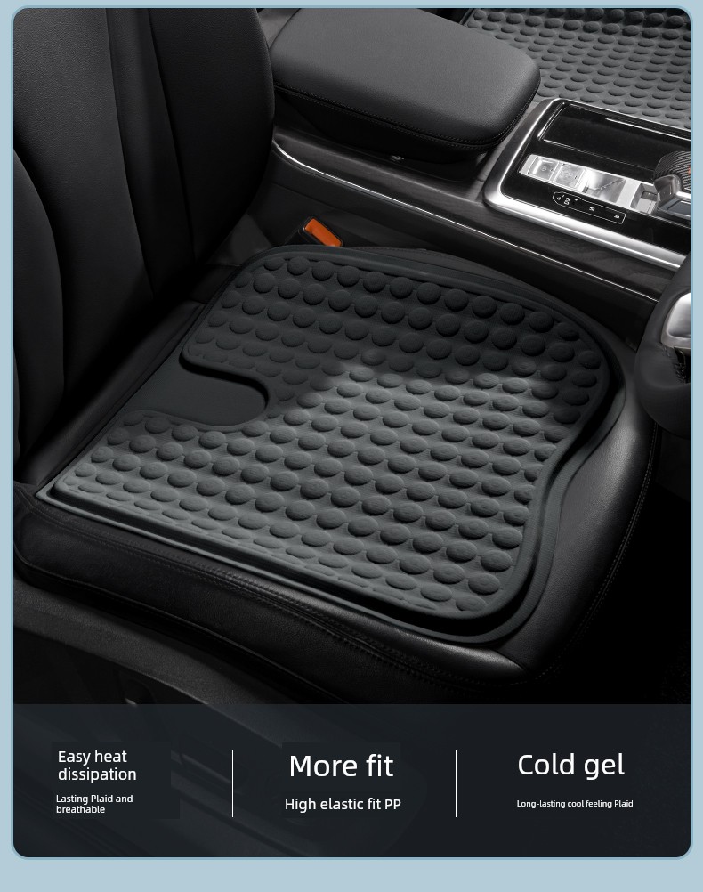 Premium Cooling Gel Car Seat Cushion Pad