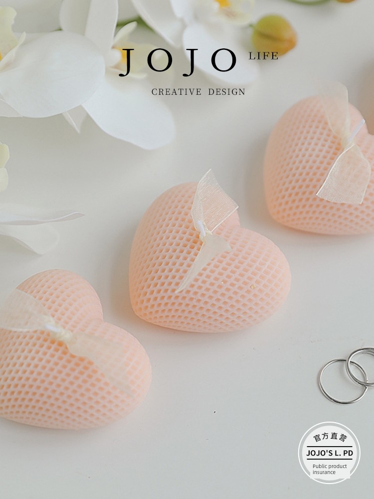 Jojo's L. Pd. Mr. Grocery. Creative Grid Heart Aromatherapy Candle Fragrance Gift | Poetry Page