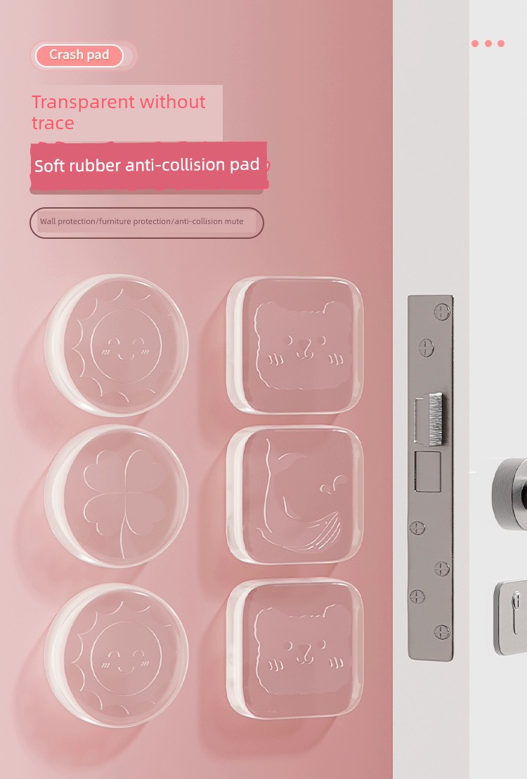 Silicone Anti-Collision Door Handle Stickers