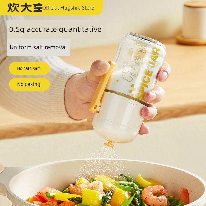 Cooker King Quantitative Seasoning Containers Seasoning Box For Home Kitchen Seasoning Jar Salt Jar Shaker Pepper Bottle Seasoning Bottle