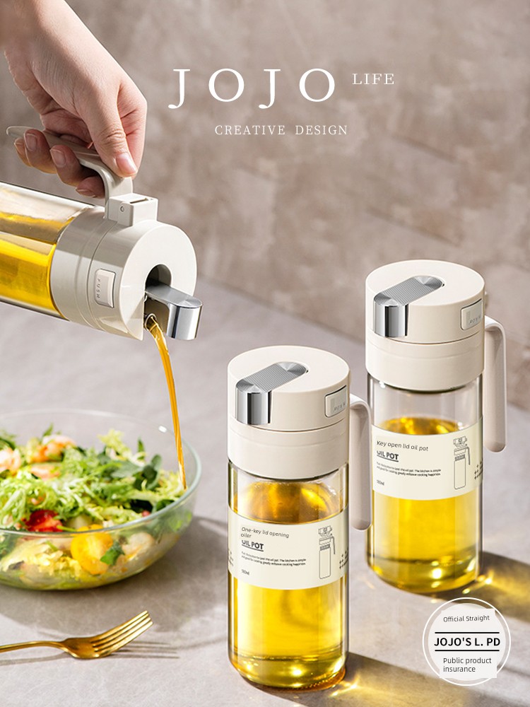 Jojo's L. Pd. Mr. Grocery. Oiler Household Kitchen Sauce Vinegar Seasoning Bottle Automatic | Poverty