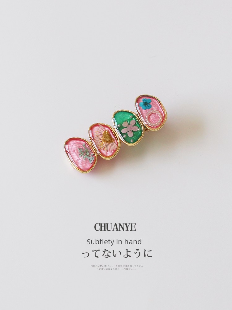 Kawano Ретро изысканные заколки с капельной глазурью