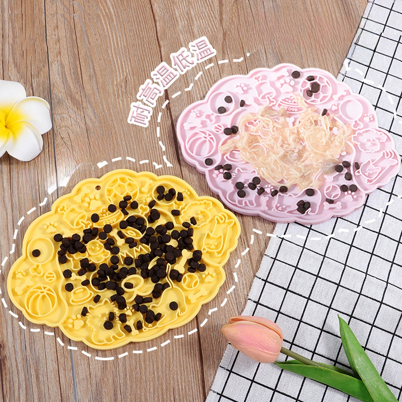 Silicone Pet Plate Mat Educational Toys Hide Food Dog