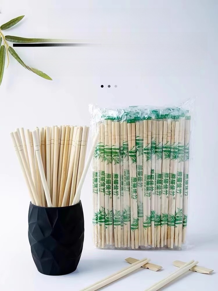 Individually Packaged Commercial Takeaway Panda Disposable Chopsticks