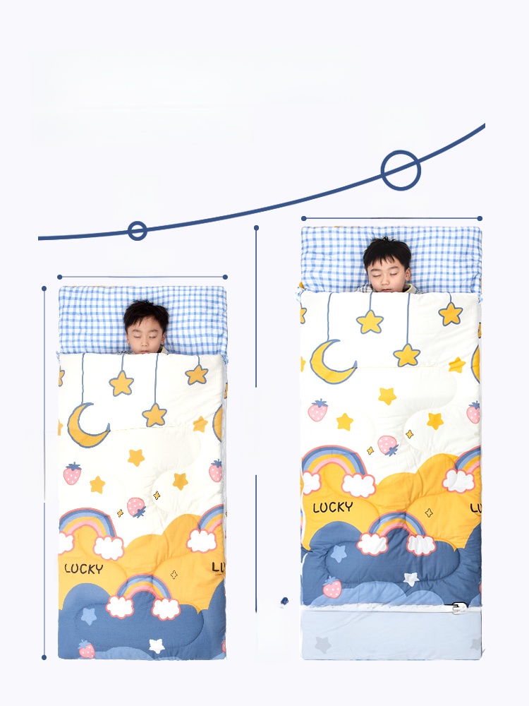 Summer Pure Cotton Outdoor Camping School Kindergarten Sleeping Bag