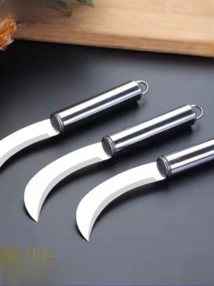 Starch Sausage Roasted Sausage Small Machete Changed to Taiji Saber Banana Knife Pineapple Knife Peeler Fruit Machete Little Sickle Sharp