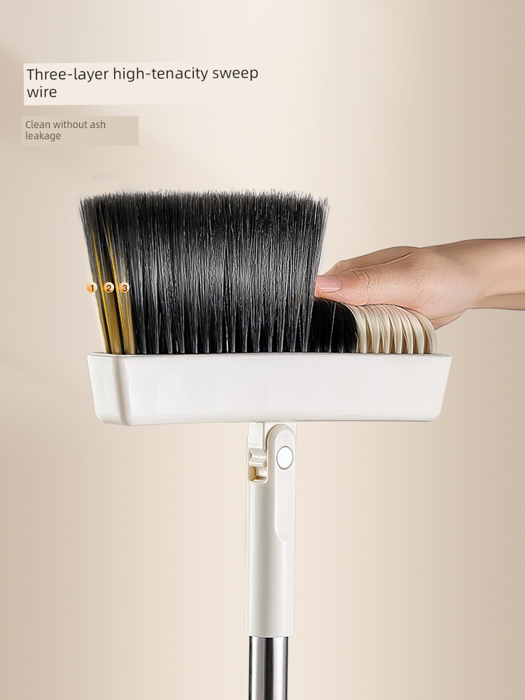 For Home Foldable Combination Non-Viscous Broom Dustpan