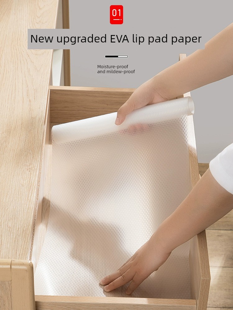 Jujiajia Moisture Proof Pad Drawer Liner Cabinet Waterproof Anti-Mildew Mat Wardrobe Shoe Cabinet Anti-Dirty Kitchen Greaseproof Stickers