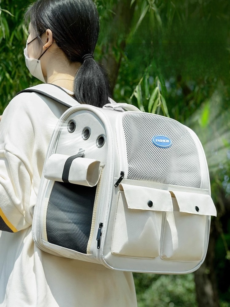 Portable Large Capacity Shoulder All Year Round Neutral Stress Cat Bag