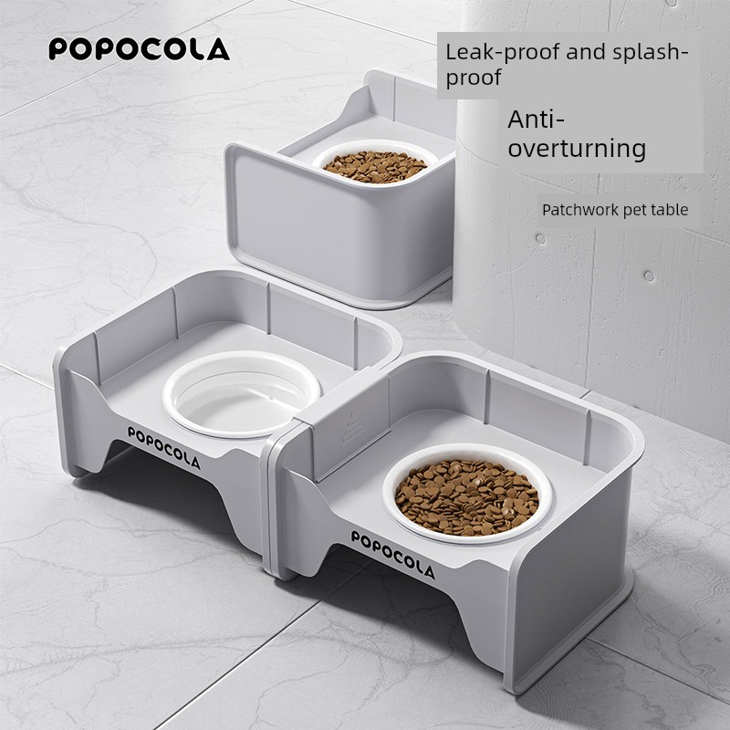 Popo Ceramic Neck Protector Anti-Tumble Cat Bowl