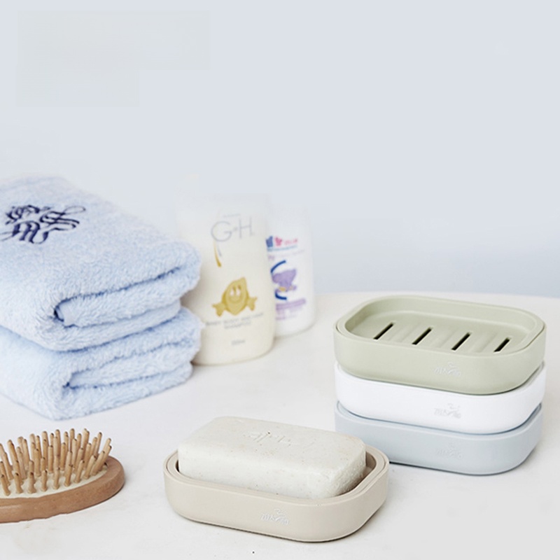 Houya Double-Layer Creative Waterproof Shelf Soap Dish