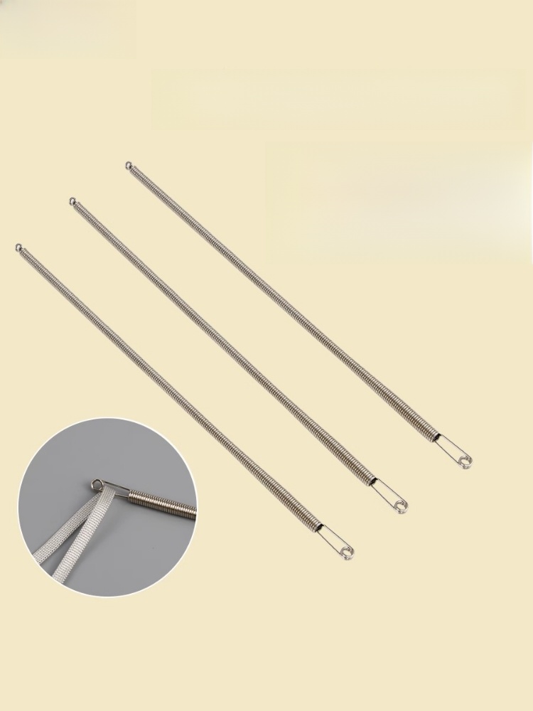 For Home Foldable Spring Skirt Rope Piercing Device Elastic Band