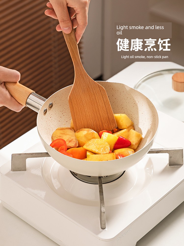 Modern Housewife Titanium Ceramic Gourmet For Home for One Person Frying Pan Induction Cooker Flats Mini Omelette Non-Stick Pan