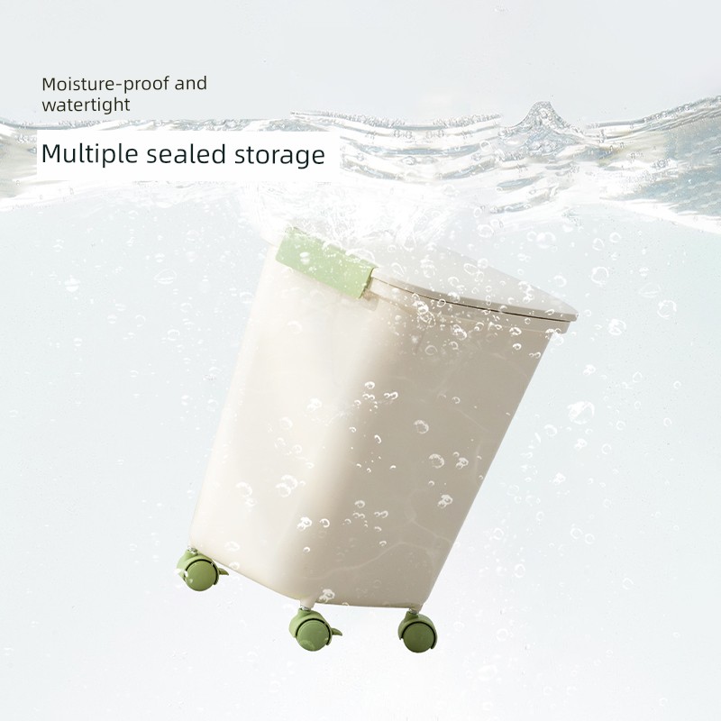 Cat Food Storage Bucket Dog Food Sealed Barrel Pet Storage Barrels Vacuum Sealed Storage For Home Food Box with Lid