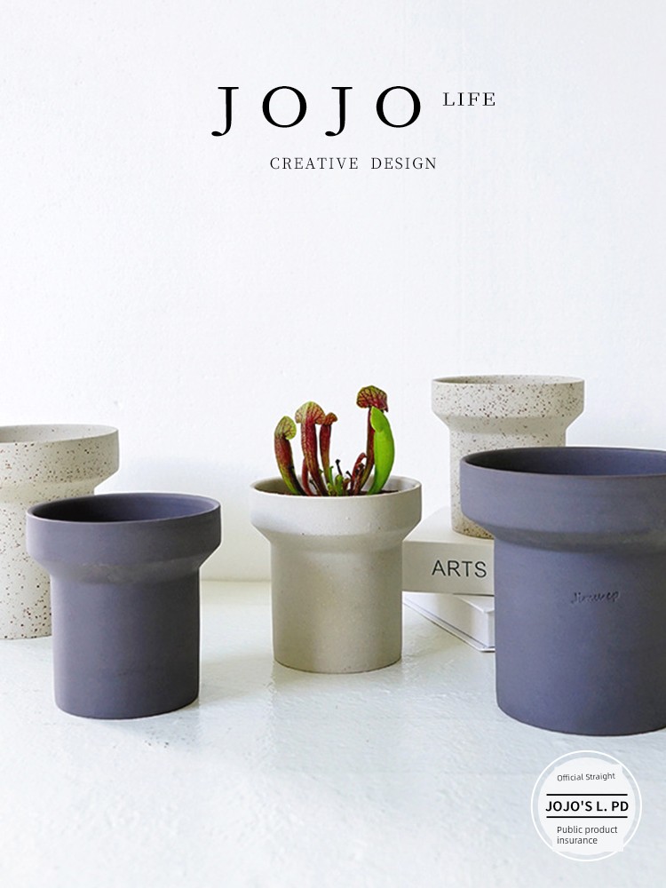 Jojo's L. Pd. Guide. Creative Nordic Stylish Green Plant Ceramic Basin Beautiful Ceramic Basin Flowerpot | Guide