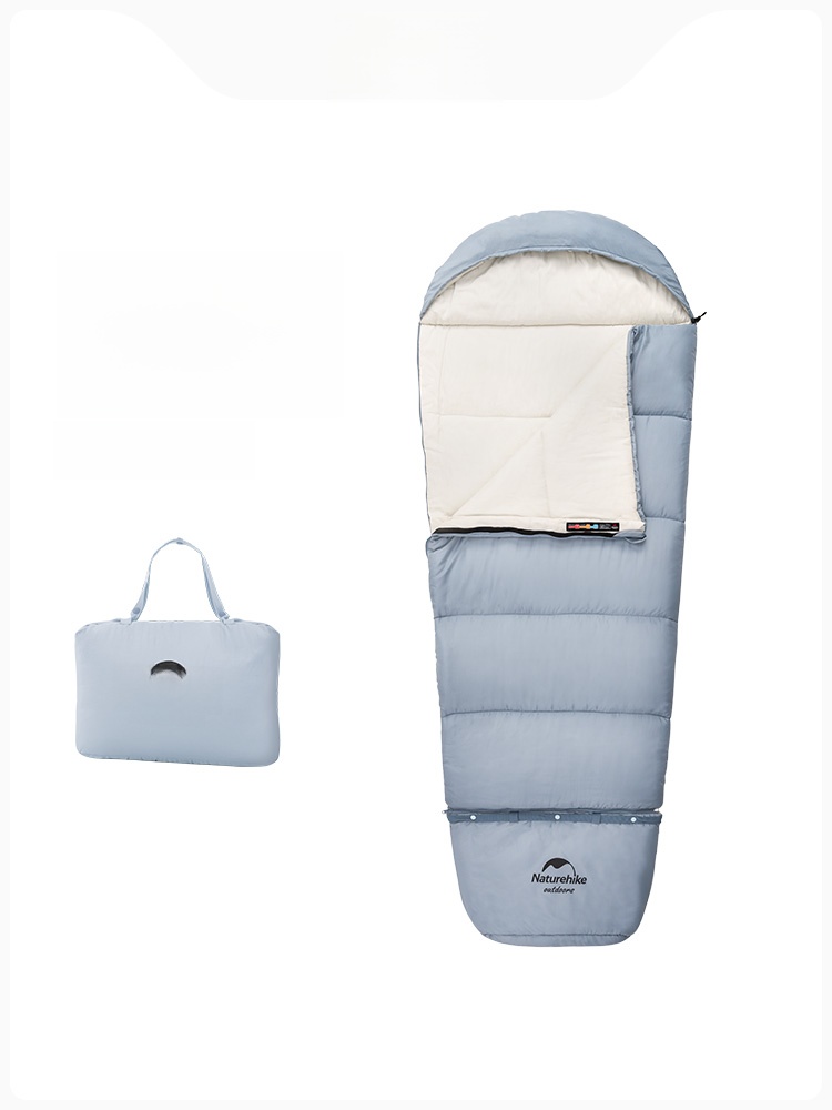 Naturehike Children Sleeping Bag Outdoor Camping Autumn and Winter Thickened Cold Protection Primary School Students Lunch Break Classroom Dormitory Nap Dedicated