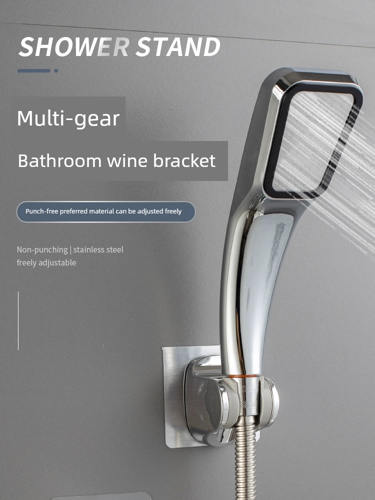 Fantastic Faucet Accessories Universal Holder Base Nail-Free Shower Bracket