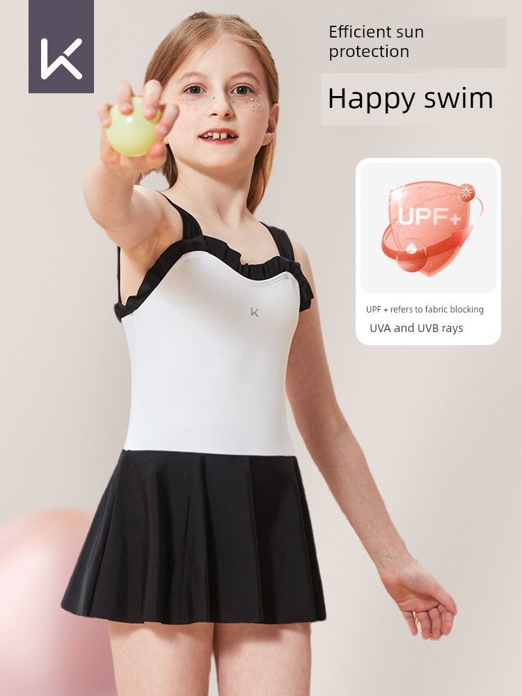 Keep Children's Swimwear Girl Baby Swimsuit Girl 2025 New Arrival Children's Professional One-Piece Quick-Drying Swimsuit
