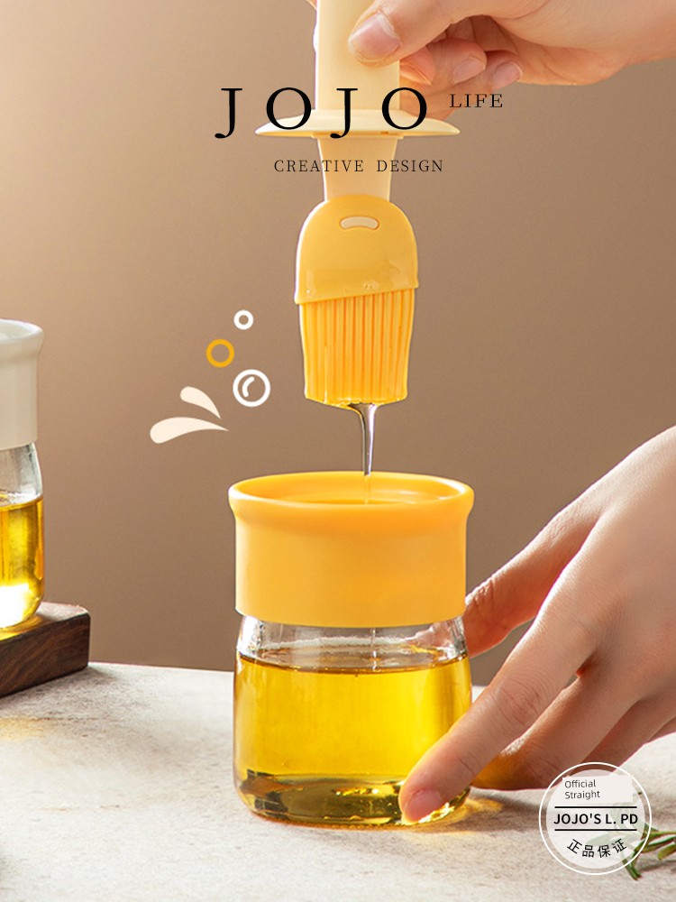 Jojo's L. Pd. Throughout. Oil Brush For Home High Temperature Resistant Silicone Brush with Bottle | Successive Dynasties