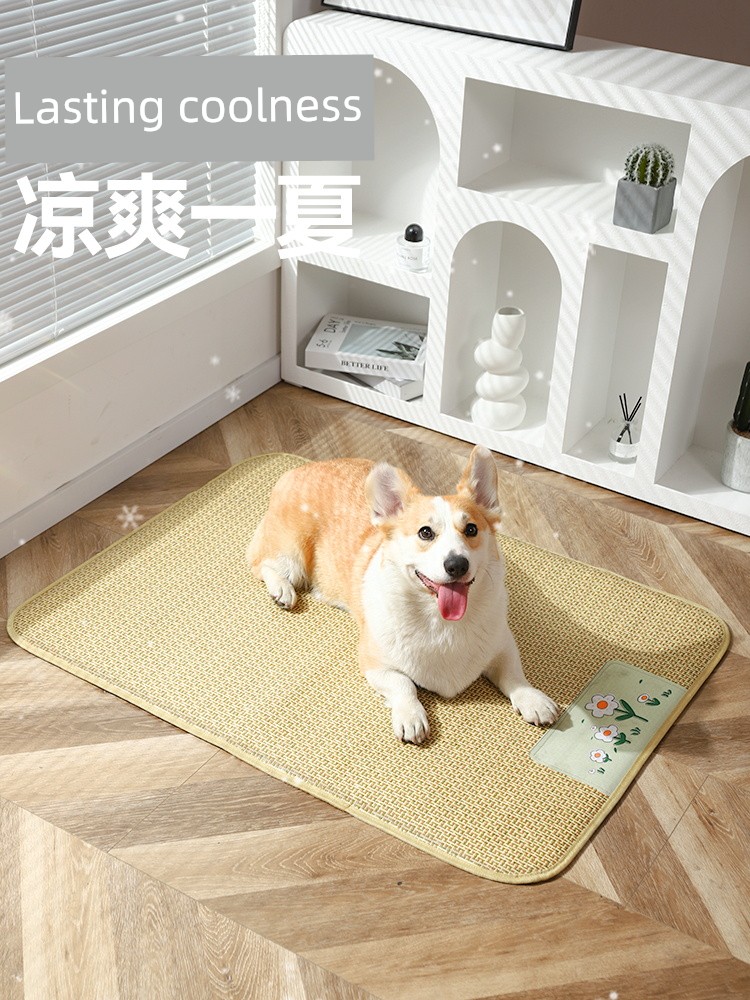 Pet Mat Summer Dog Mat Sleep Use Corgi Kennel Pad Summer Cat Mattress Cool Pad Cat Summer Mat