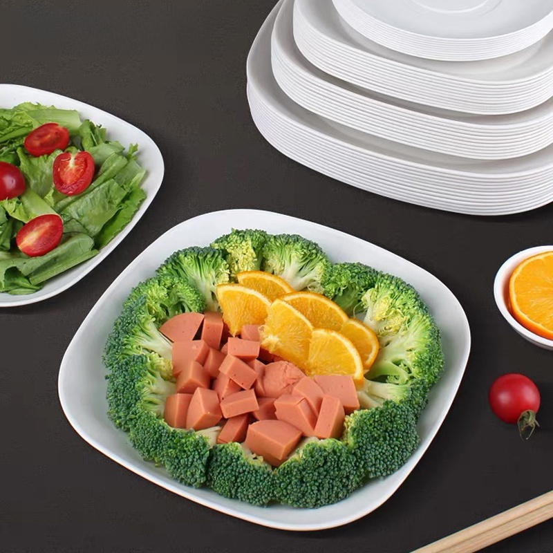 Food Grade High Temperature Resistant For Home Rice Husk Degradable Plate