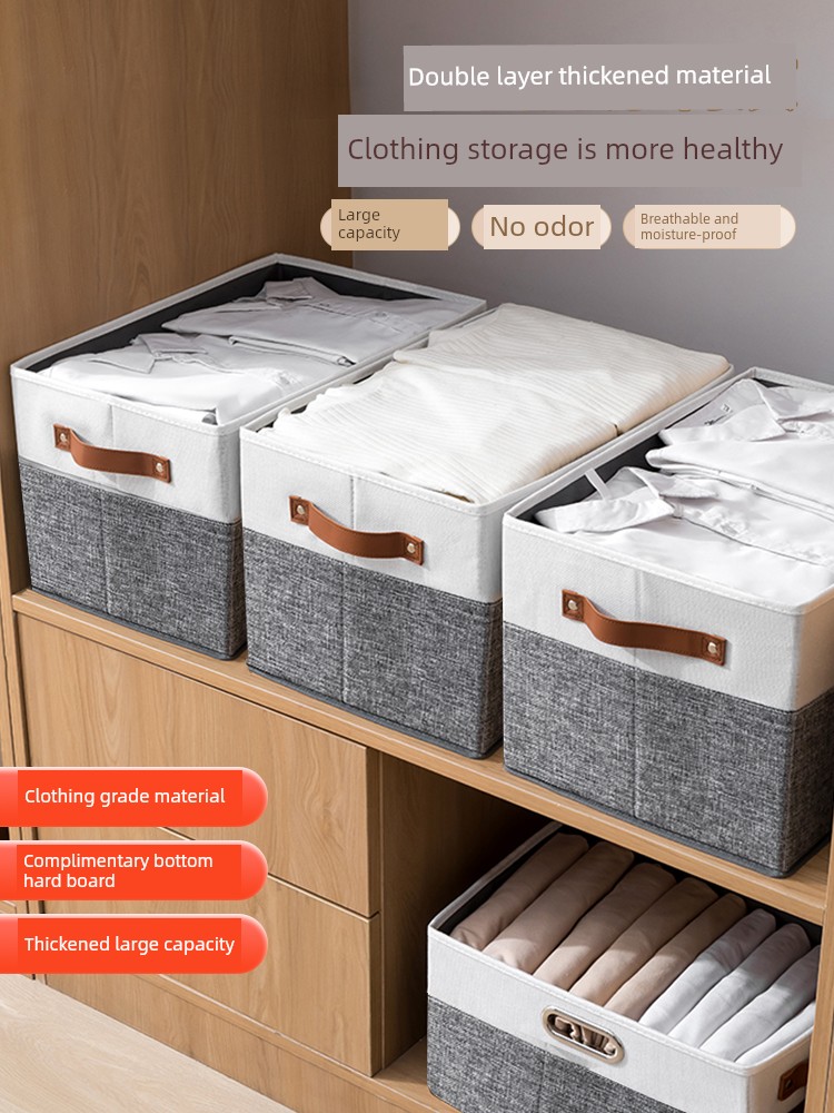 Jujiajia Clothing Storage Box For Home Wardrobe Drawer Foldable Fabric Art Storage Box Clothes Pants Organize Fantastic