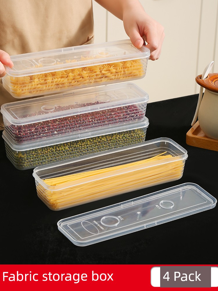 Noodles Storage Box Bench Noodle Preservation Box Kitchen Rectangular Large Capacity Food Storage Sealed Box
