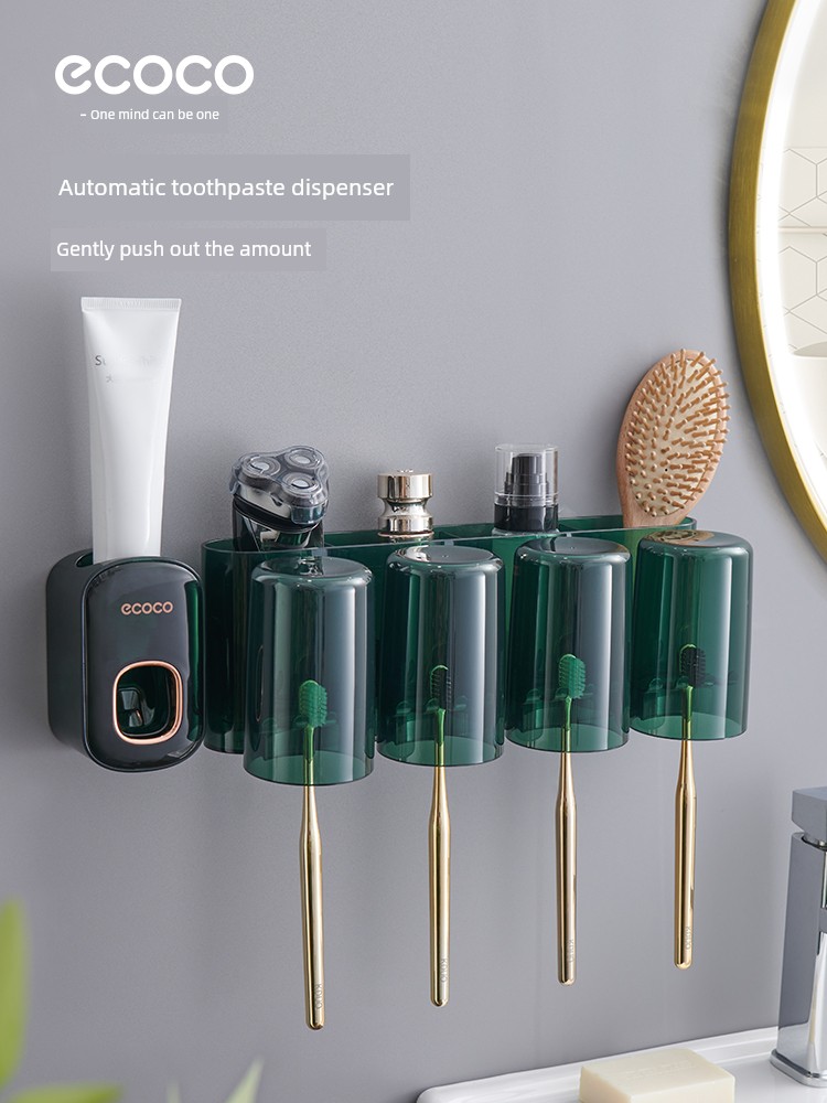 Electric Cup Wall Hanging Family Toothbrush Rack