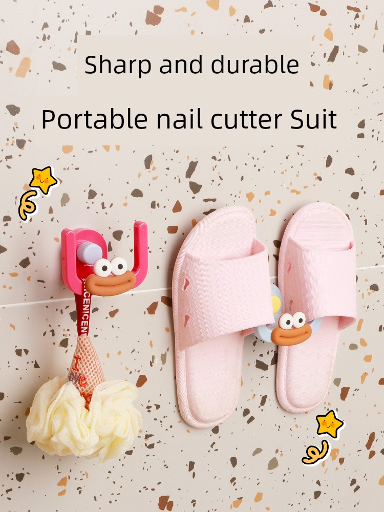 Bathroom Suction Cup Slipper Rack Wall-Mounted Punch-Free Wall Hook Bathroom Shoes Rack Rack Storage Fantastic