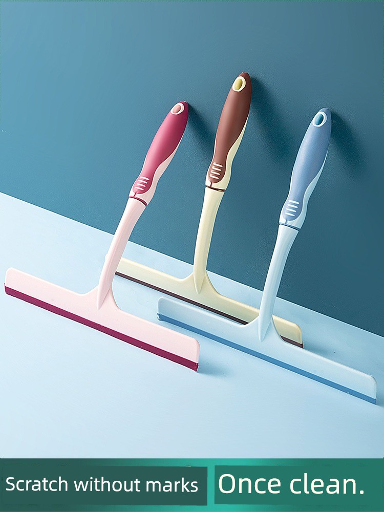 Jujiajia Glass Squeegee For Home Bathroom Table Mirror Silicone Floor Scraper Cleaning Tool Window Cleaner
