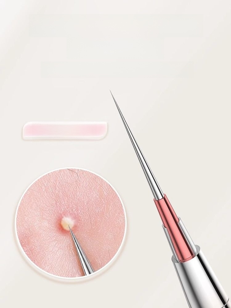 Pimple Pin Blackhead Removal Acne Needle Suit Pop Pimples Closed Mouth Handy Gadget Facial Beauty Tools Fat Particles