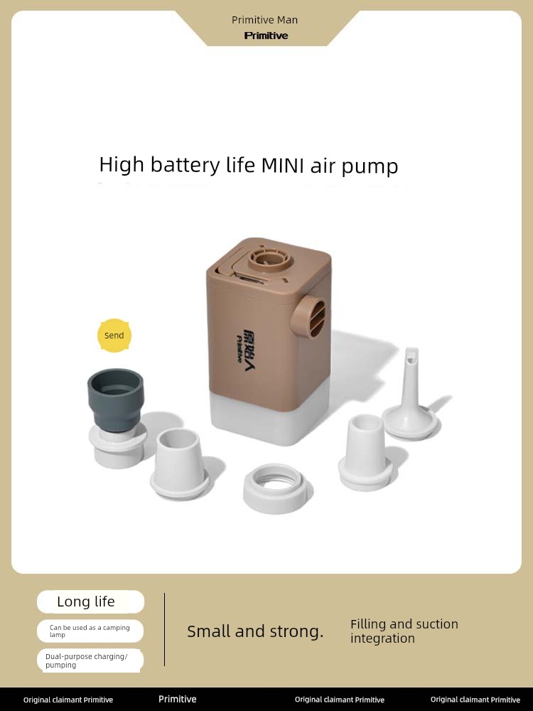 Primitive Man Wireless Camping Pump Household Outdoor