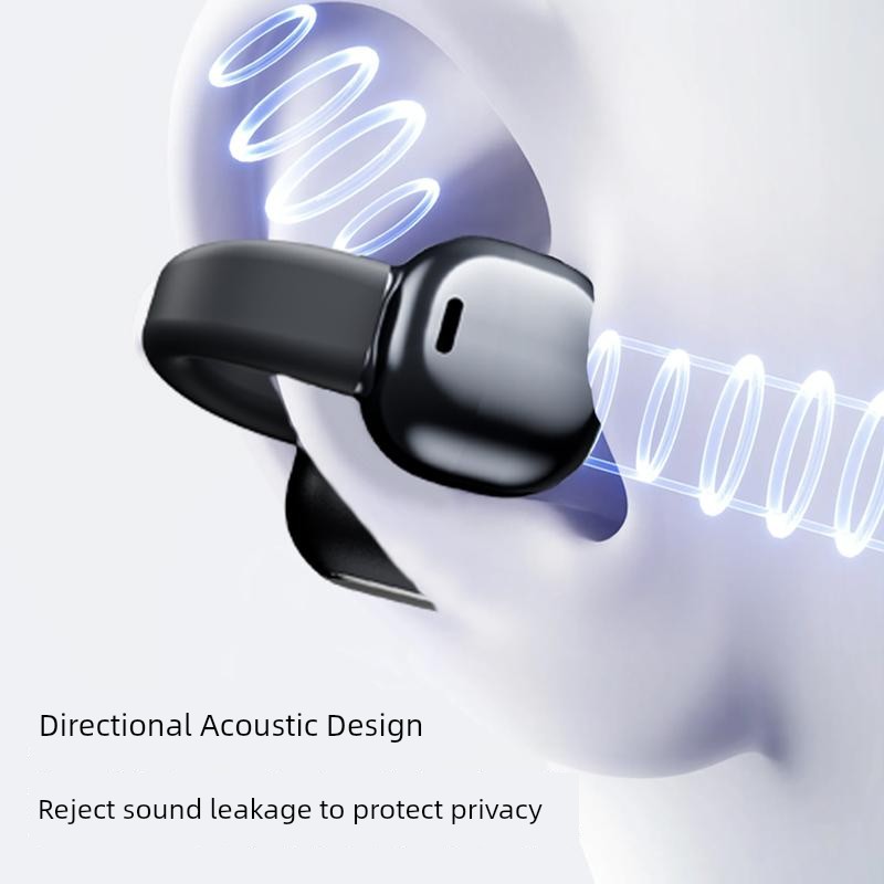 Skyworth Stb006 Bluetooth Headset Air Bone Conduction Wireless Noise Reduction Non-Entry Ear Clip OPEN Sports 2025 New Arrival