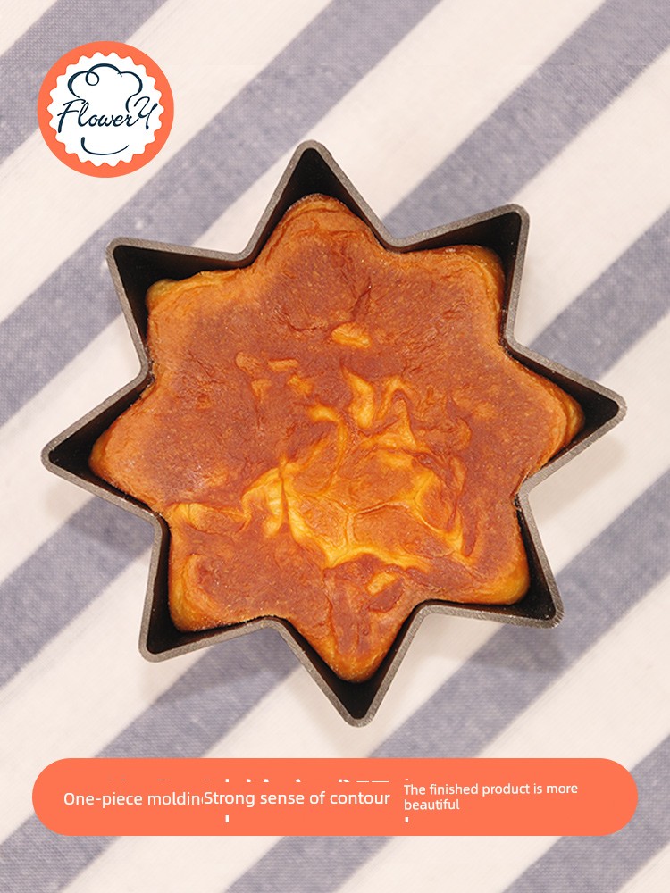 Wind and Rili Italy Pandoluo Snow Mountain Eight-Star Chrysanthemum Bread Mold Baking Alps Gold Bread
