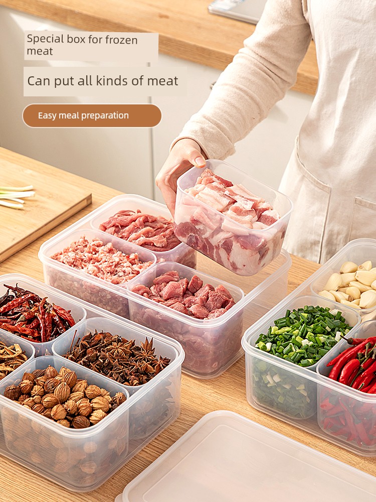 Frozen Food Refrigerator for Meat in Compartment Box