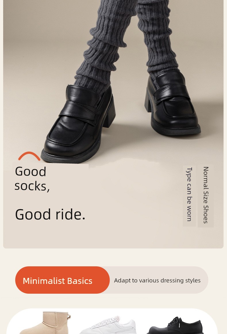 Warm Shark Leg Warmers & Socks Set for Women