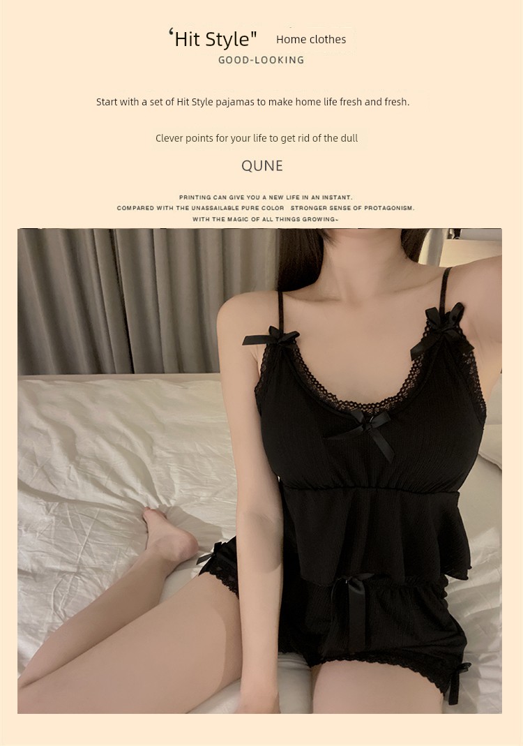 K-style Women's Summer Pajamas Two-Piece Set