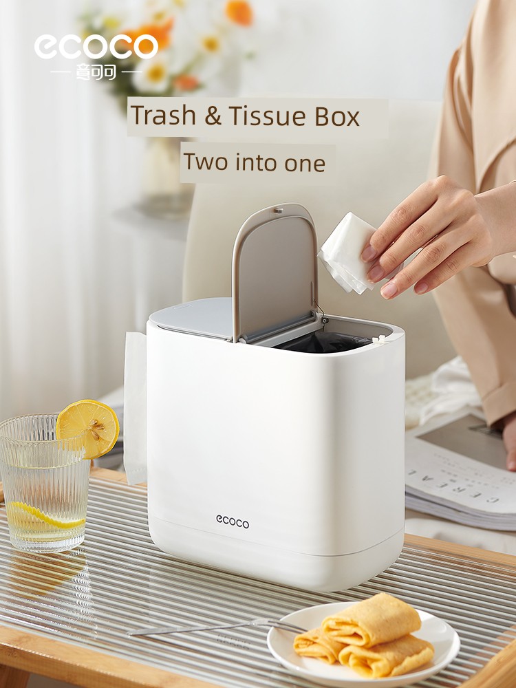 Desktop Trash Bin Cute Household Super Mini Coffee Table with Lid Small Bucket Bed Bedside Bedside Desktop Small Wastebasket