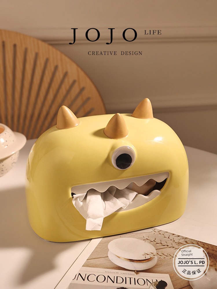 Jojo's L. Pd. Right. Tissue Box Home Living Room Coffee Table Dining Table Creative High-Looking | Positive